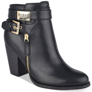 GUESS - Gather Dress Booties - Black